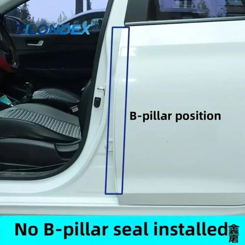 Car B-Pillar Rubber Sealing Strip – 2PCS Yaalii