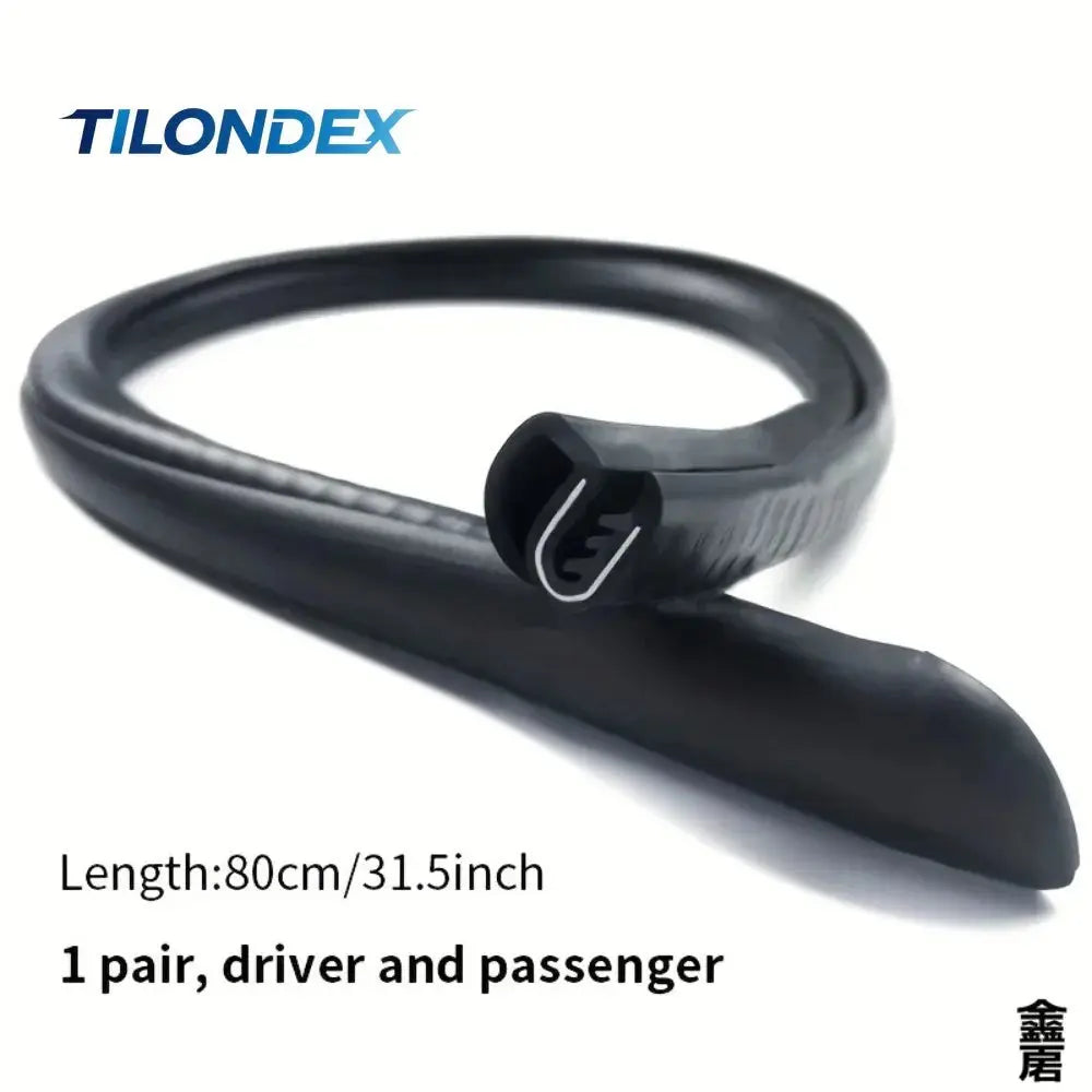 Car B-Pillar Rubber Sealing Strip – 2PCS Yaalii