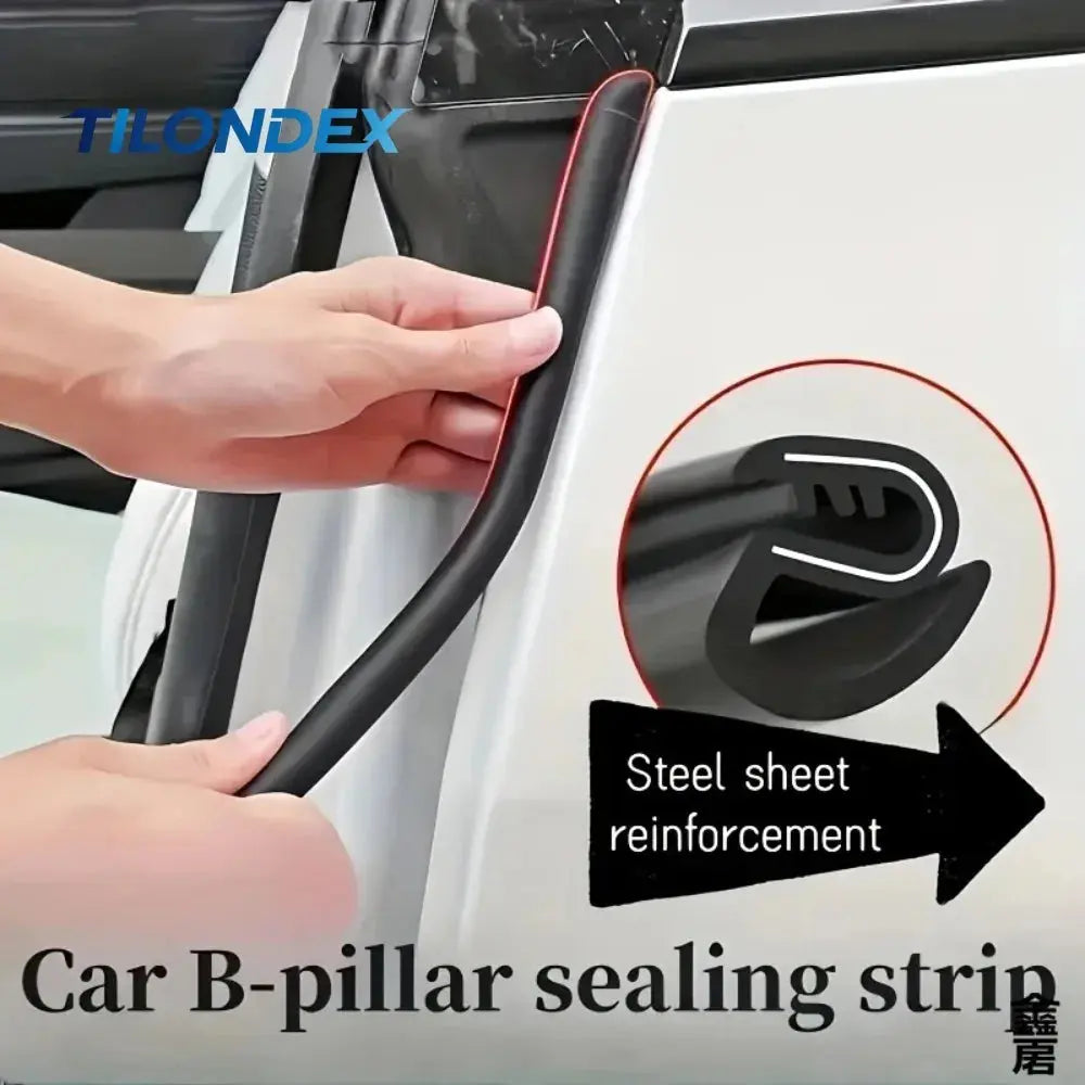 Car B-Pillar Rubber Sealing Strip – 2PCS Yaalii