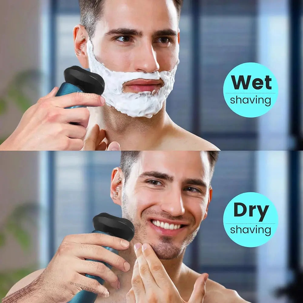 Electric Men's Shaver & Grooming Kit With Versatile Trimmer.