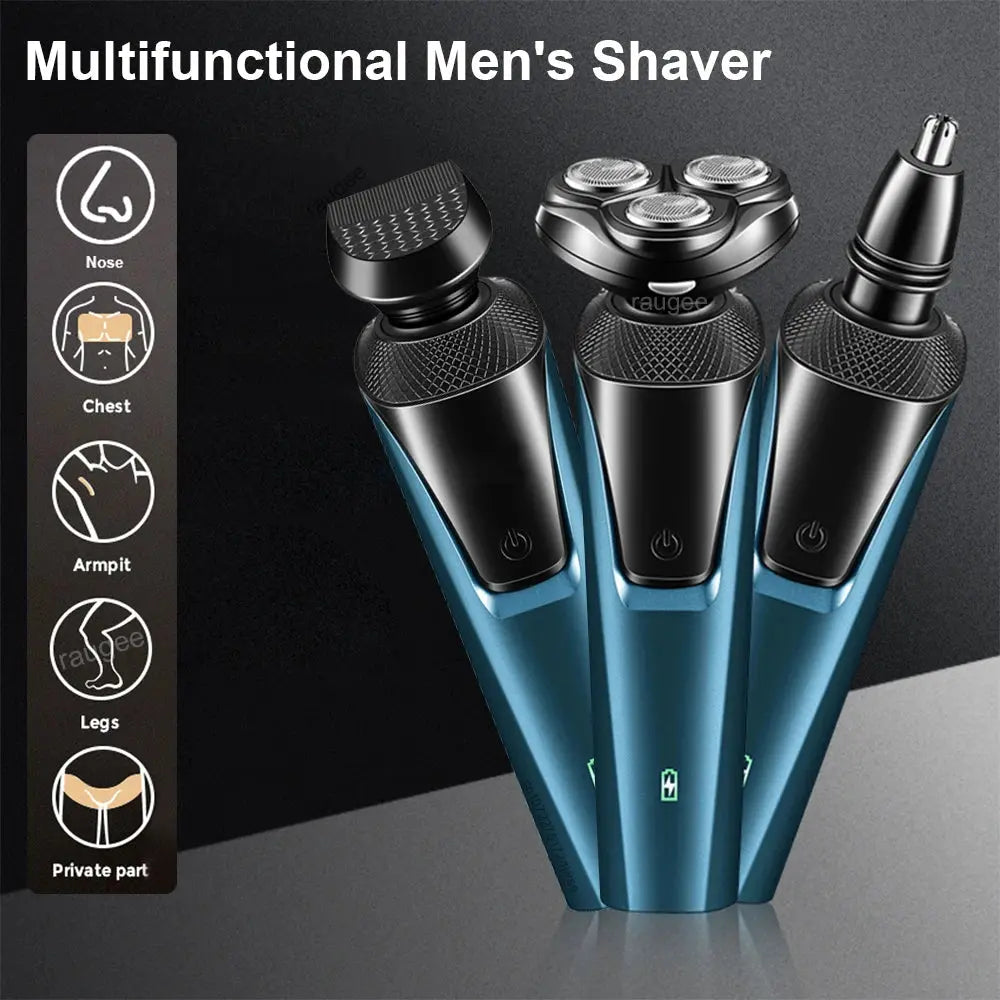 Electric Men's Shaver & Grooming Kit With Versatile Trimmer.
